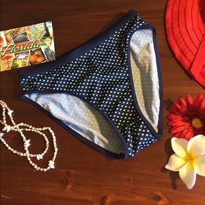 Islander Blue Polka Dot Bikini Bottoms